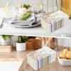 100Pcs 2-Ply Disposable Floral Paper Napkins 15.7x13 Inches for Dinner Party Wedding Birthday & Baby Shower