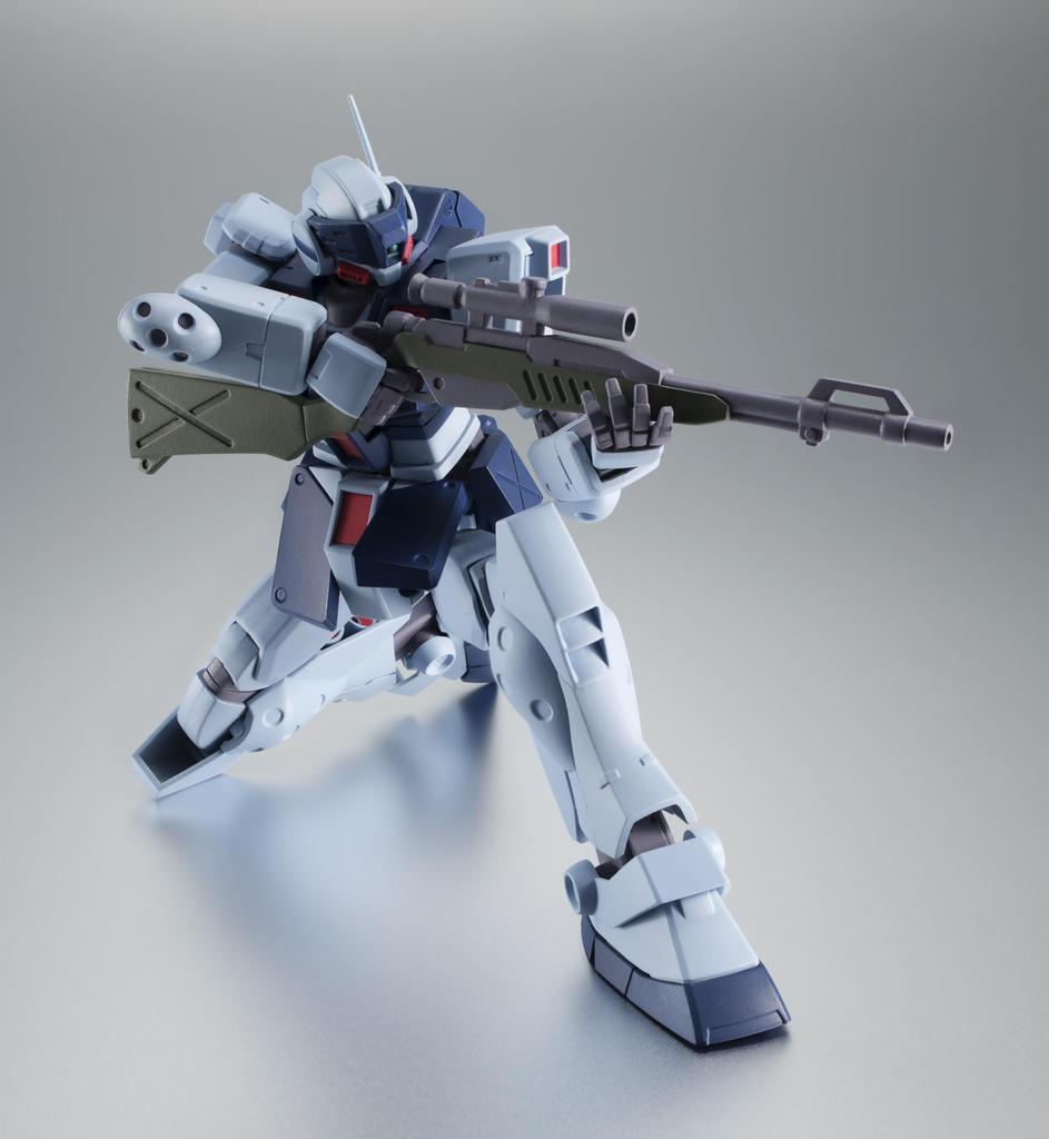 TAMASHII NATIONS ROBOT Spirits Mobile Suit Gundam 0080 War in the Pocket Джим Снайпер II 125 мм окрашенная подвижная фигурка RGM-79SP версия. АНИМЕ. (Перепродажа