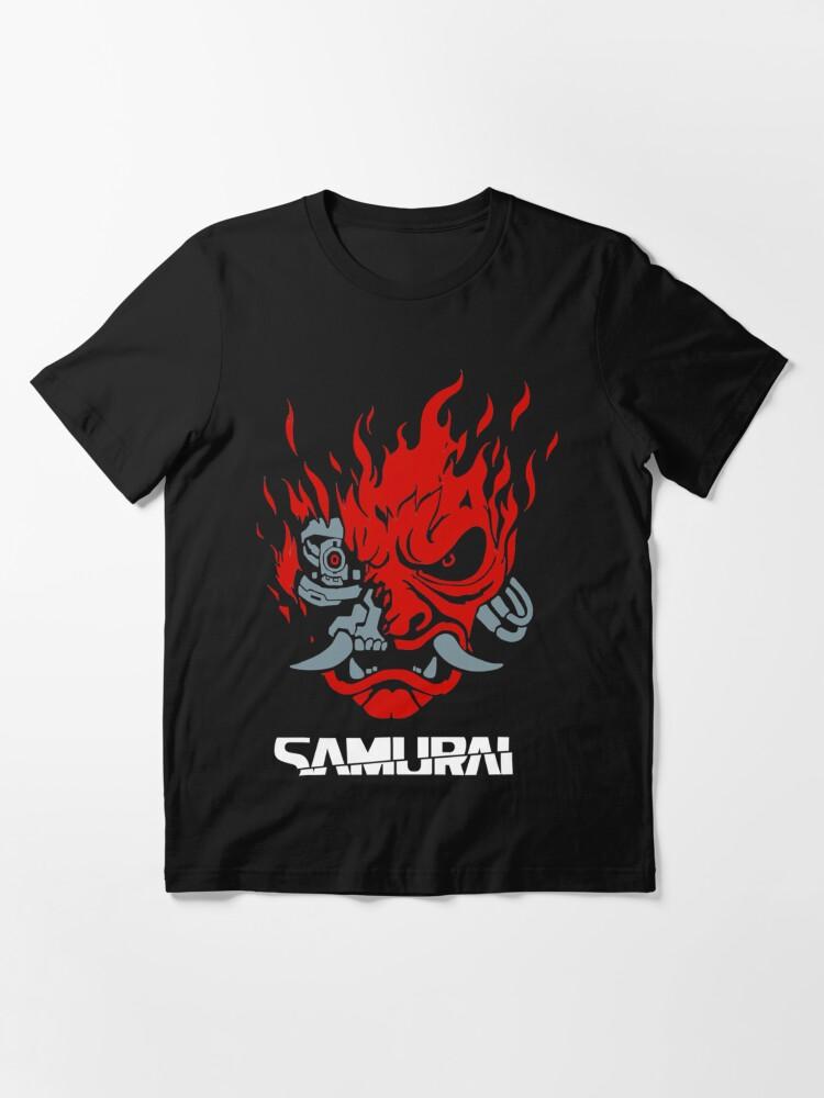 100% хлопок, летние мужские футболки, винтажные самурайские ретро японские игровые футболки 2077 с принтом Art Gam, повседневные футболки