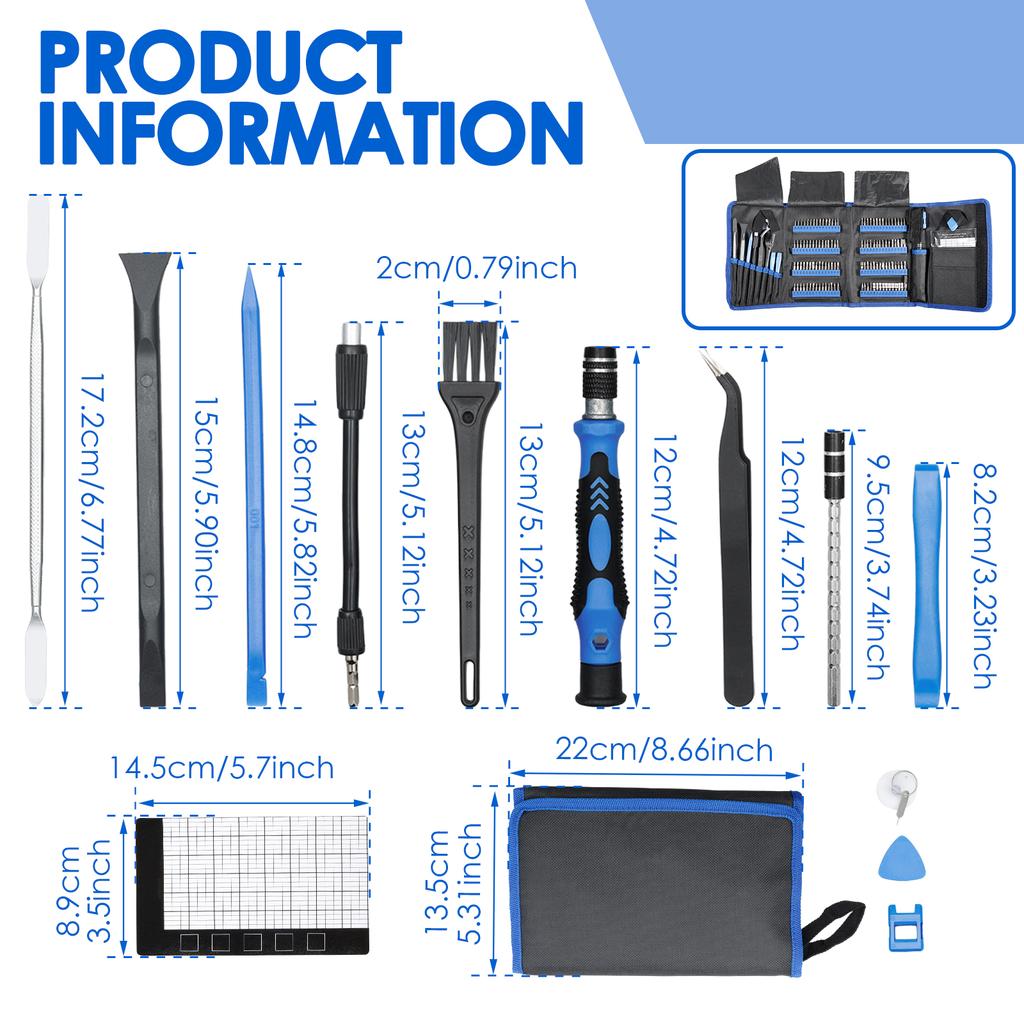58/141 шт. в 1 Набор прецизионных отверток с битами Профессиональный мини-набор инструментов для ремонта для iPhone, MacBook, компьютера, ноутбука