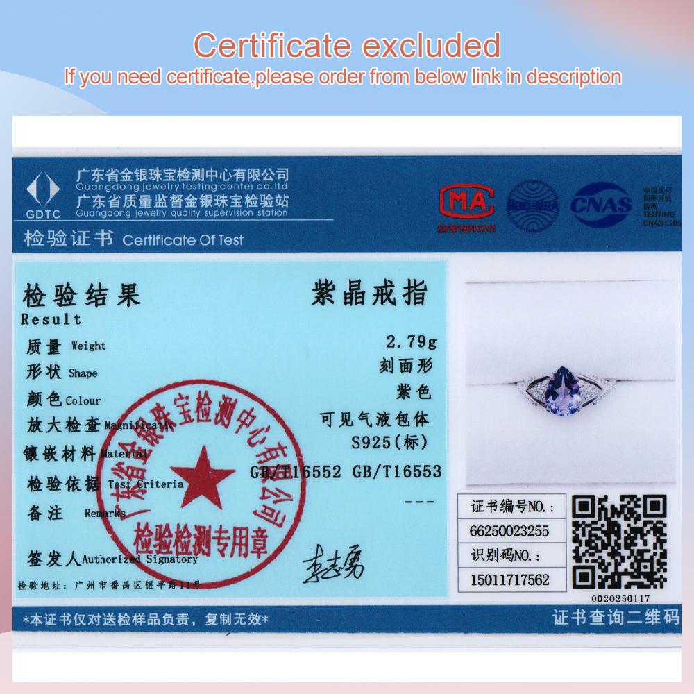 Великолепный февральский камень, натуральный аметист, комплект из серег и колец из серебра 925 пробы, легкие роскошные женские украшения