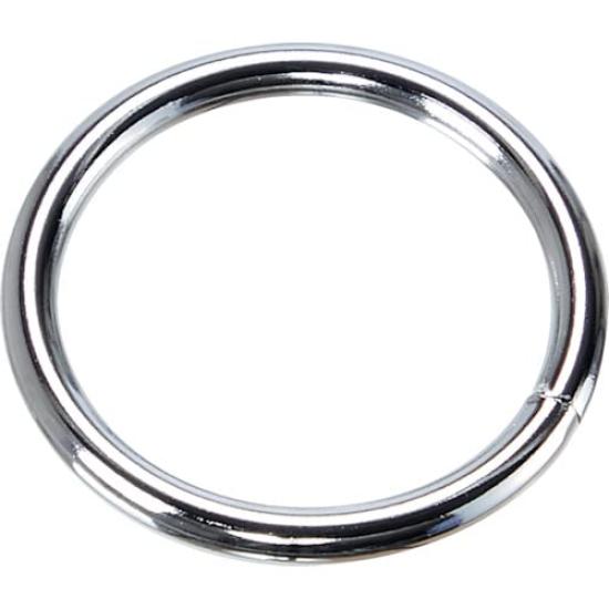 TRUSCO Round Wire Diameter Inner Diameter Pack of 20 Links, Steel, 5.0mm, 30mm,