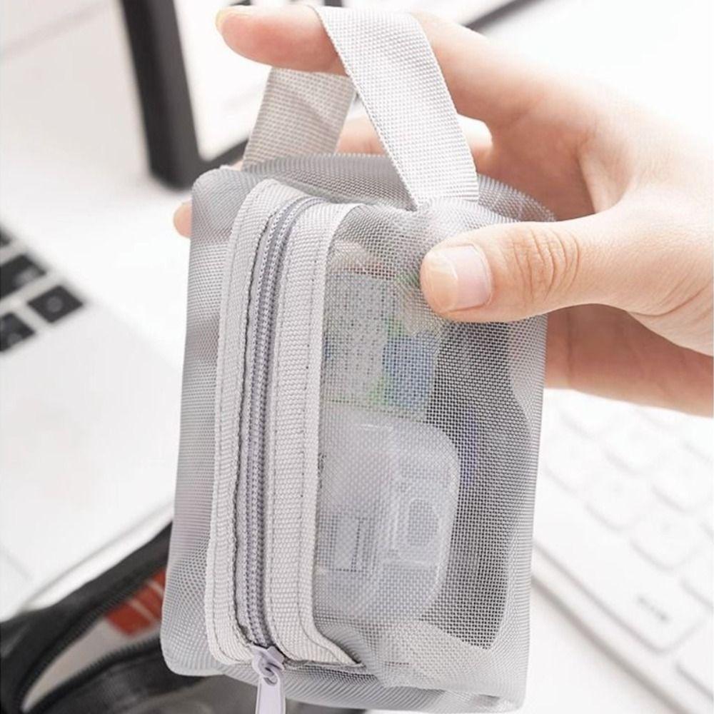 Lightweight Mini Zipper Coin Purse Large Capacity Key Bags Multipurpose Cosmetic Bag