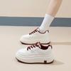 2025 Spring White Shoes New Korean Version Ins Female Students Platform Heightening Sports Board Shoes Casual Street Shooting HB609
