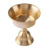 Подсвечник для свечей из латуни, подставка для свечей на топленом масле, винтажные украшения, подсвечник из золота, чашка, буддийская подставка для масляной лампы