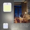 Motion Sensor Night Light Plug-In Warm White LED Stepless Dimmable Light for Bedroom Hallway Bathroom