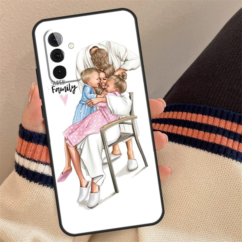 СУПЕР МАМА МАМА МАМА МАЛЫШ Чехол Для Samsung Galaxy A14 A54 A34 A24 A52 A32 A22 A12 A51 A71 A33 A23 A13 A53 Чехол Funda