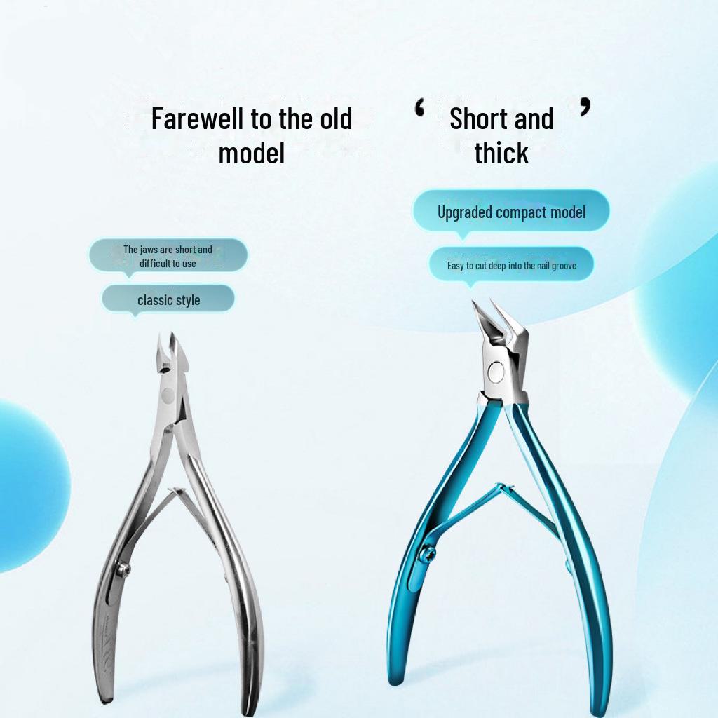 Oblique Nail Clippers for Ingrown Toenails – Precision Hawkbill Pliers with Pointed Tips