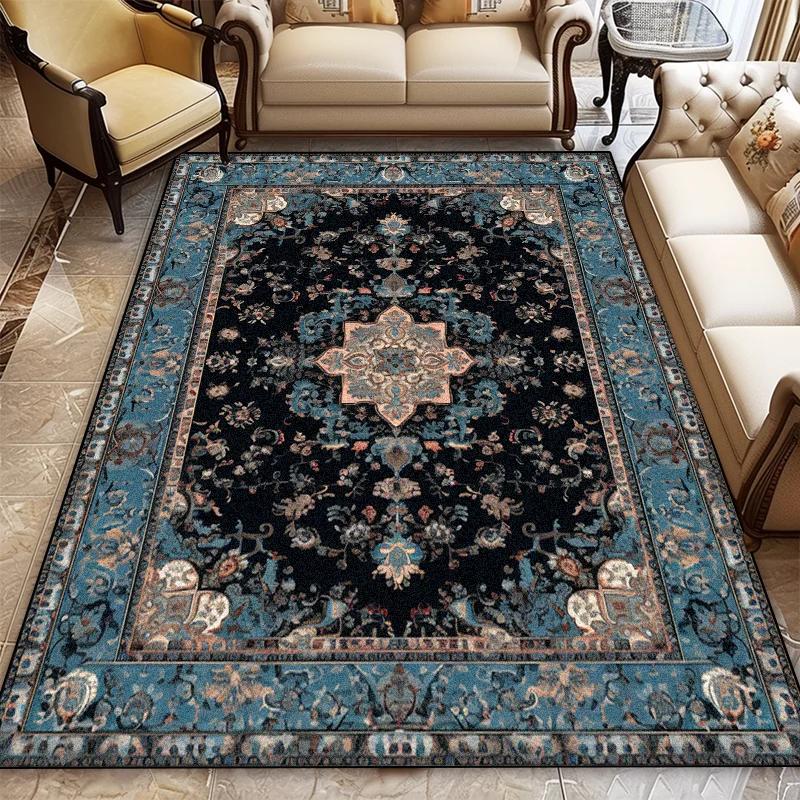 Ковры Bohemia Украшение для гостиной Спальня Делюкс Противоскользящие напольные коврики Большой ковер Ковер для лаунжа Персидский ковер Стираемый