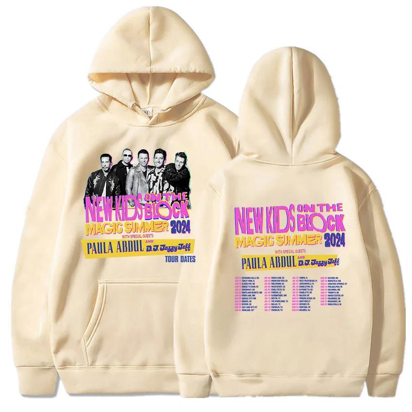 Толстовка NKOTB-B The Magic Summer Tour Sudaderas Para Mujer Женская одежда Moletom с длинным рукавом Уличная одежда Топ