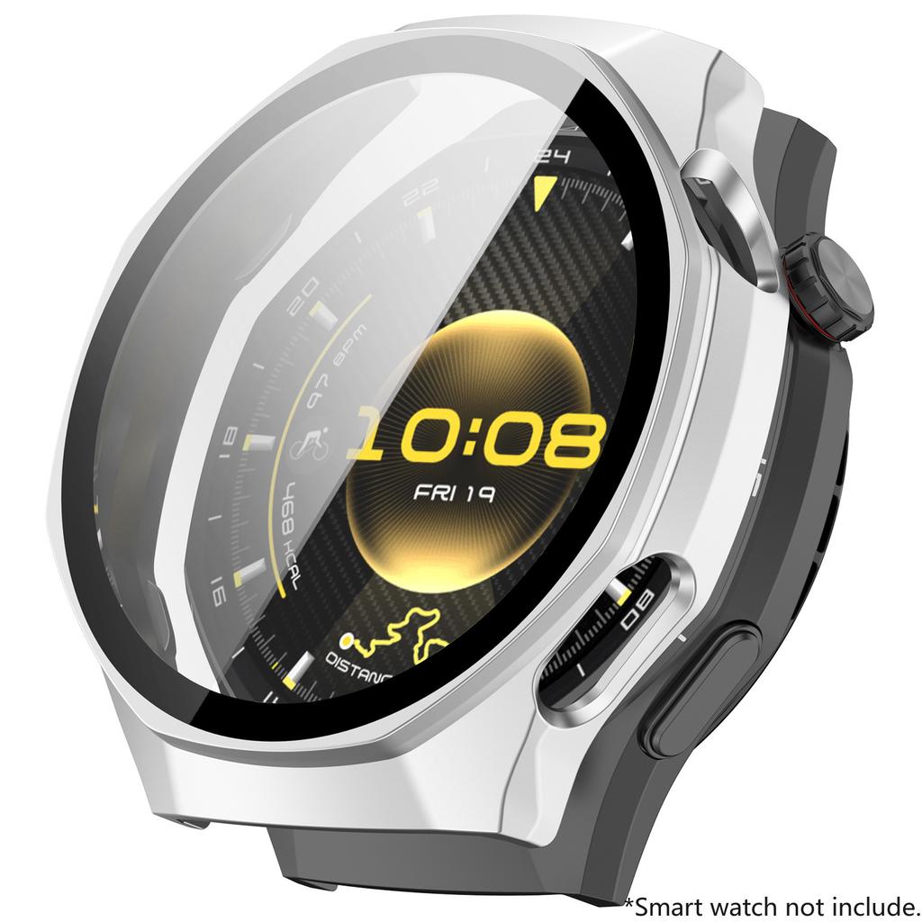 Полный защитный чехол для Huawei Watch GT 6 Pro 46 мм Чехол-защита экрана GT6 Pro 46 мм Чехол-оболочка PC 2-в-1 + Закаленное стекло