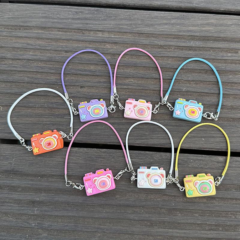 Творческий DIY камера игрушка кулон мультяшная камера подвесные украшения аксессуары мультяшная мини-модель сумка ключ аксессуар подарки