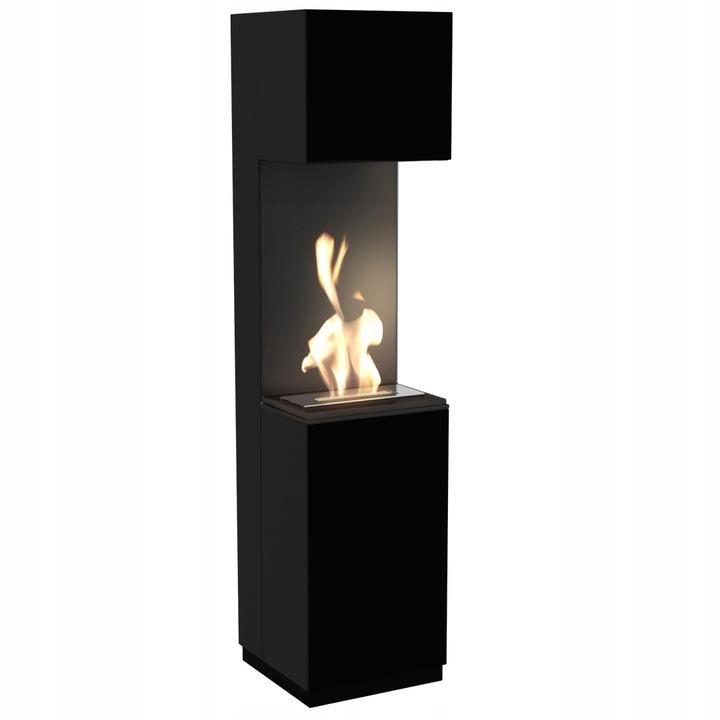 Portal Bioethanol fireplace SIERRA TÜV black set