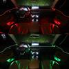 Автомобильная панель окружающего освещения с несколькими режимами RGB, универсальная светодиодная внутренняя лампа со скрытой полосой, атмосферная лампа