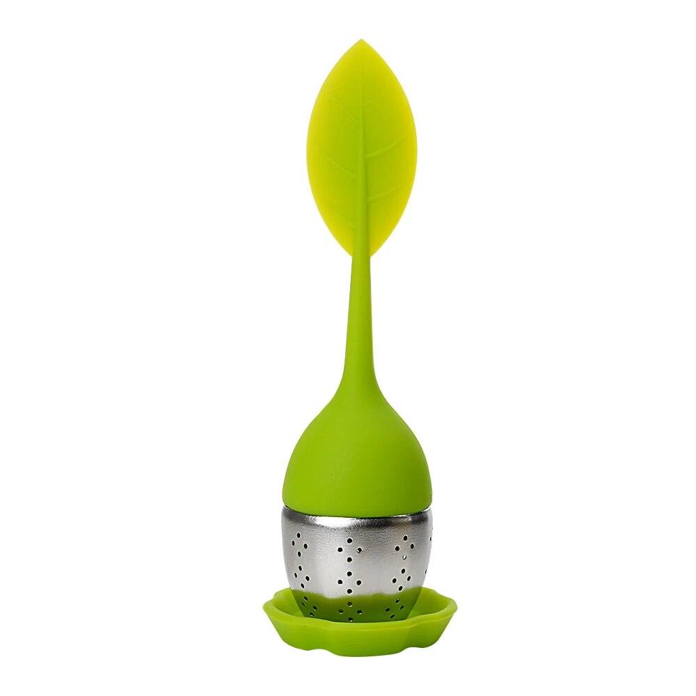 Cute Leaf Filters Scented Tea Tools High Temperature Resistance Silicone Tea Strainers Teaware Tea Infusers Tea Bag AVE