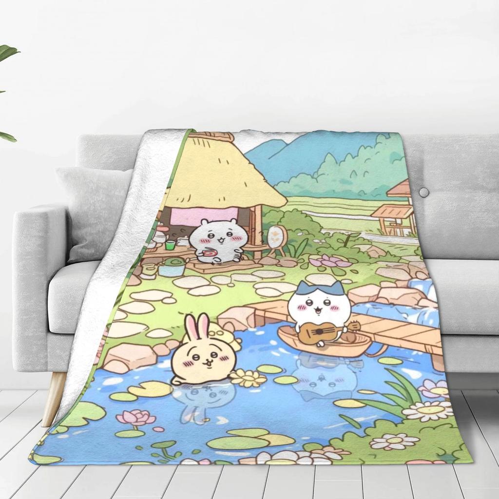 Чиикава Плед для плавания Качество Мягкий Теплый Плед Весна Дети Гостиная Новинка Покрывало