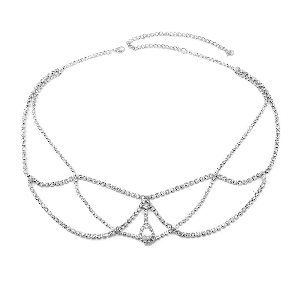 Корейская универсальная супер сказочная геометрическая цепочка для волос с бахромой из бриллиантов для женщин, модный темперамент, персонализированные модные аксессуары для волос