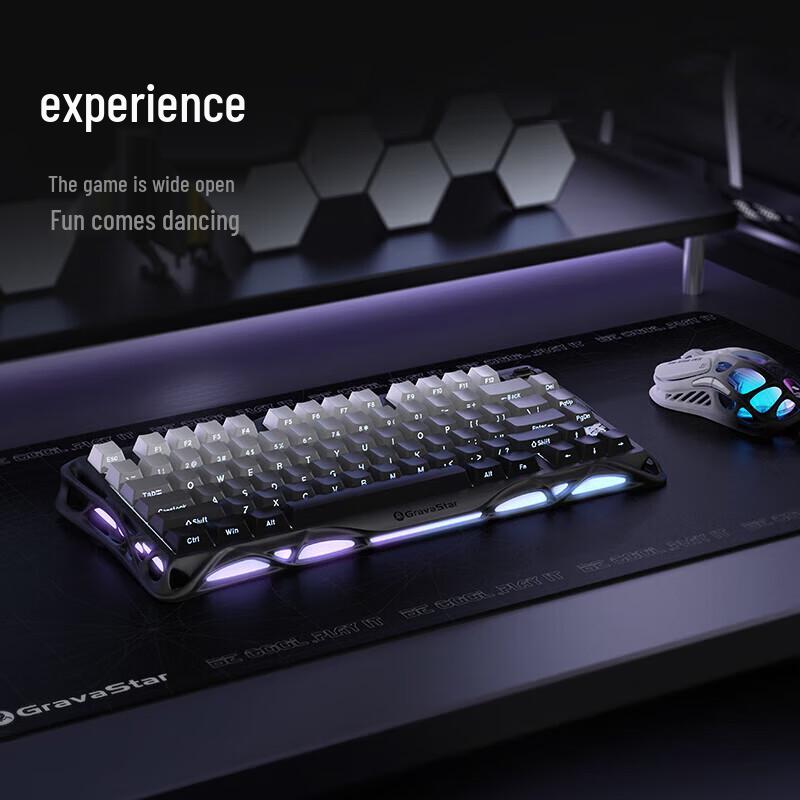 GravaStar Cocoon 75 Tri-Mode Mechanical Gaming Keyboard