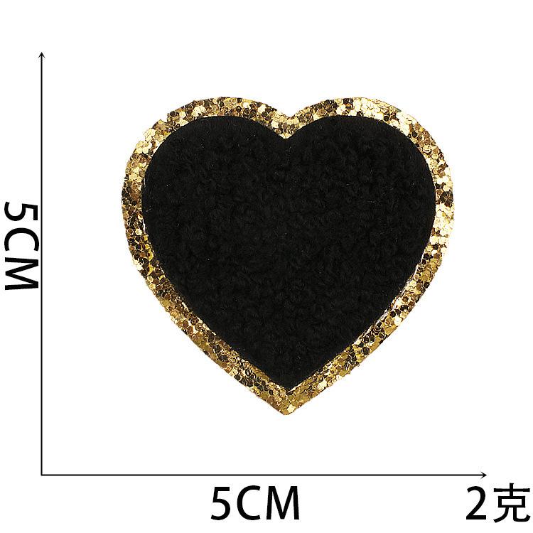 Cross-Border Smiley Face Embroidery Cloth Sticker Towel Embroidery Lightning Patch Sticker Ironing Greet Computer Embroidery Chapter Boy Love Sticker