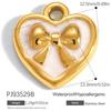 Heart Cat Dog Owl Oil Drop Ocean Style Pendants 18K Gold Plated Stainless Steel Charms Fashion Jewelry Gold Pendants