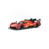 Bburago 1/43 Scale Diecast Model Car of the Ferrari 499P 3.0L Turbo V6 Team Ferrari AF Corse #51, 2023 Le Mans Winner, 18-36312