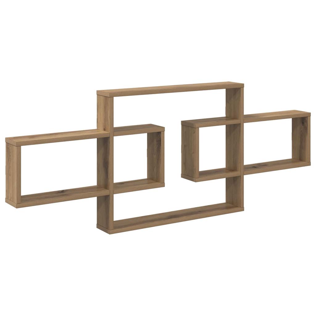 Wall Shelf Artisan Oak 130 x 10 x 50 cm Engineered Wood