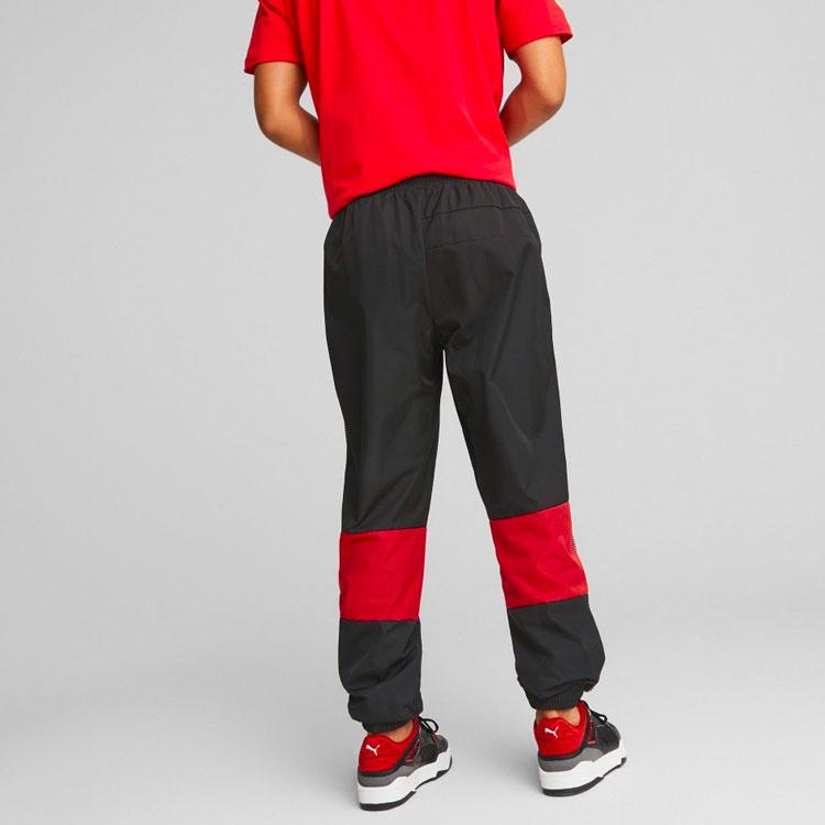 Puma Спортивные штаны унисекс с логотипом и эластичными манжетами, черные 538158-01