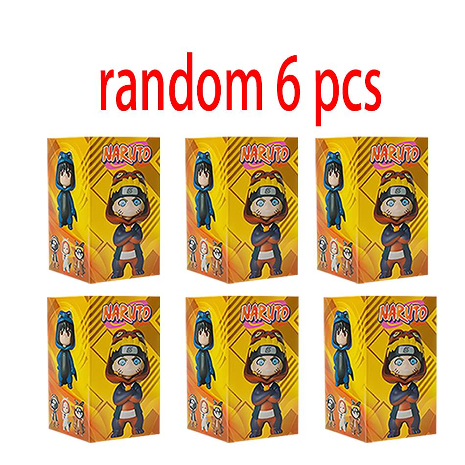 Аниме 9 шт./набор Фигурки Наруто Модель Наруто Саске Какаши 8 см Кукла Дизайн костюма ПВХ Игрушки Куклы Подарок для ребенка