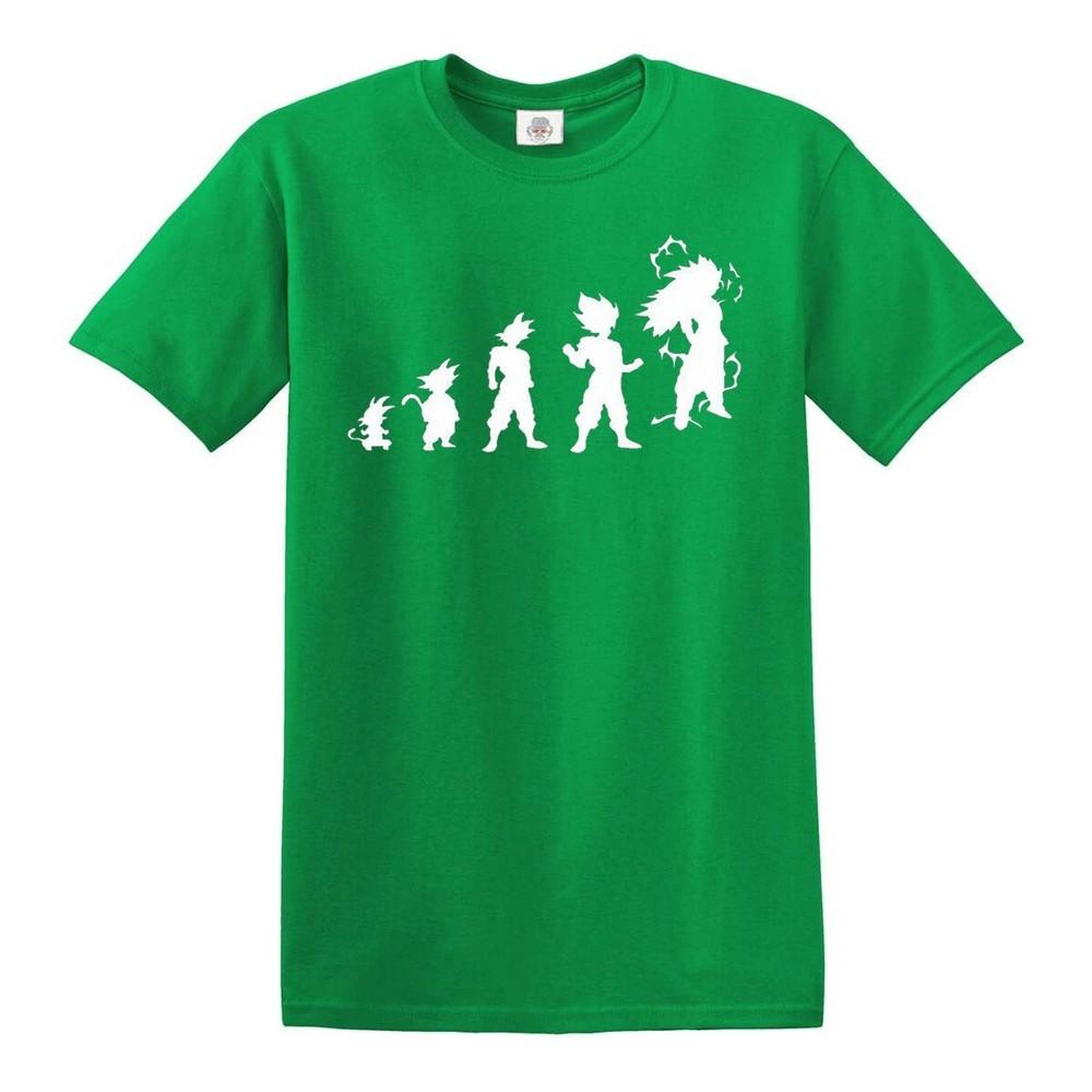 Evolution of dragon ball tshirt mens funny novelty goku z anime tee top