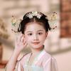 Chinese Style Bridal Headwear Tassel Earrings Hairpin Set Ancient Hair Stick Sets  Women