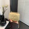 Корейская версия небольшой квадратной сумки с цепочкой из сплошного цвета и бриллиантами, летняя новая трендовая модная сумка через плечо, простая и модная женская сумка через плечо