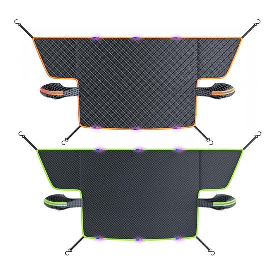 Магнитный чехол на лобовое стекло автомобиля, 4-слойный чехол для лобового стекла, защита от снега, льда, солнца и мороза для большинства автомобилей, внедорожников, грузовиков