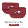 Leather Car Seat Seam Storage Box Phone Wallet Organiser Accessories For BMW E93 F10 F20 F30 F40 F15 F25 F26 F31 F49 F86 M3 M5 HOPDJ1