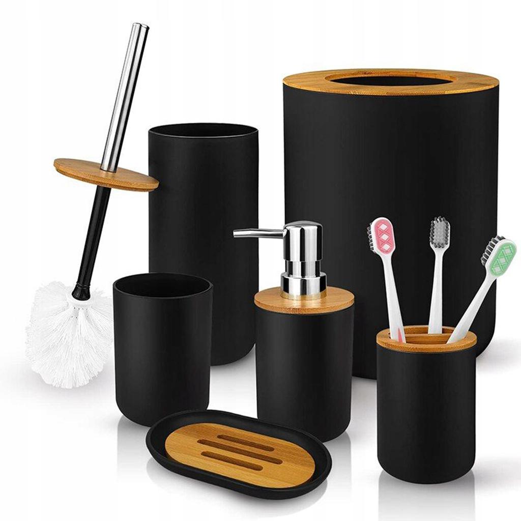 Wood Bathroom Set 6 Pieces No.:7246