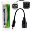 Power Adapter Cable - Xbox - 360 Fat To 360 Slim - Black - Compatible with Xbox 360
