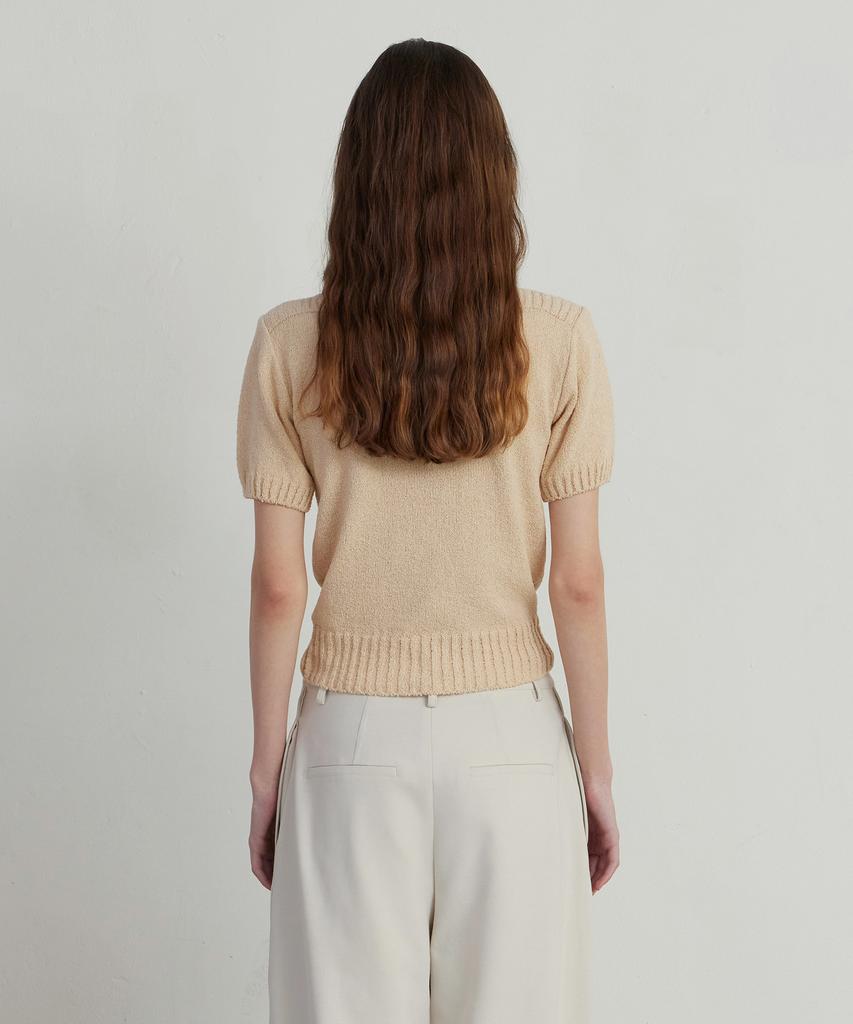 NOTIA Wide Ribbed Knit - Beige