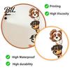 Cartoon Dog Window Stickers Puppy Wall Sticker, Easy Apply Waterproof PVC Decal, Creative Flexible Cut to Size Pattern Glass for Bathroom And Balcony