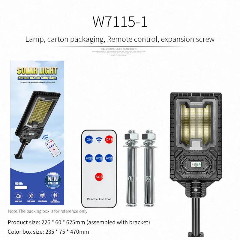 Мощные уличные солнечные фонари, светодиодные садовые лампы, лампы на солнечных панелях, водонепроницаемый датчик движения, уличный фонарь
