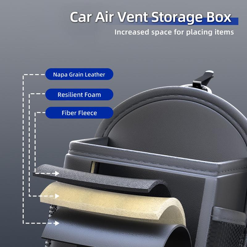 Car Storage Bag Air Vent Hanging Organizer Box For Citroen C4 C3 C5 C1 C2 VTS Berlingo Celysee Xsara Picasso Aircross zm5