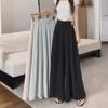 Korean Style 2024 Wide-Leg Women's Skirt-Pants: Super Loose Summer Casual Draped Swing Design