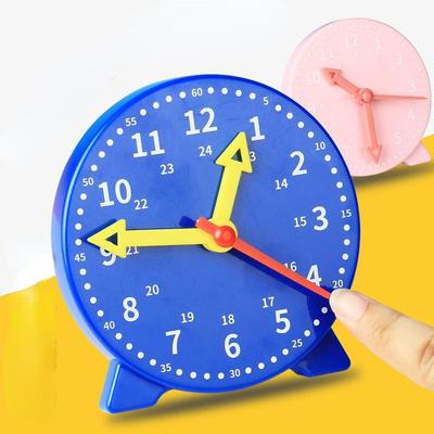 Час Минута Секунда Познание Дети Часы Развивающие Игрушки Красочные Часы Игрушки Дети Ранний Дошкольный Учебные Материалы