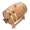 3L Vintage Wood Oak Timber Wine Barrel for Beer Whiskey Rum Port