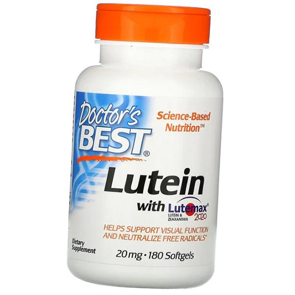 Лютеин и Зеаксантин, Lutein with Lutemax, Doctor's Best  60гелкапс (72327007)
