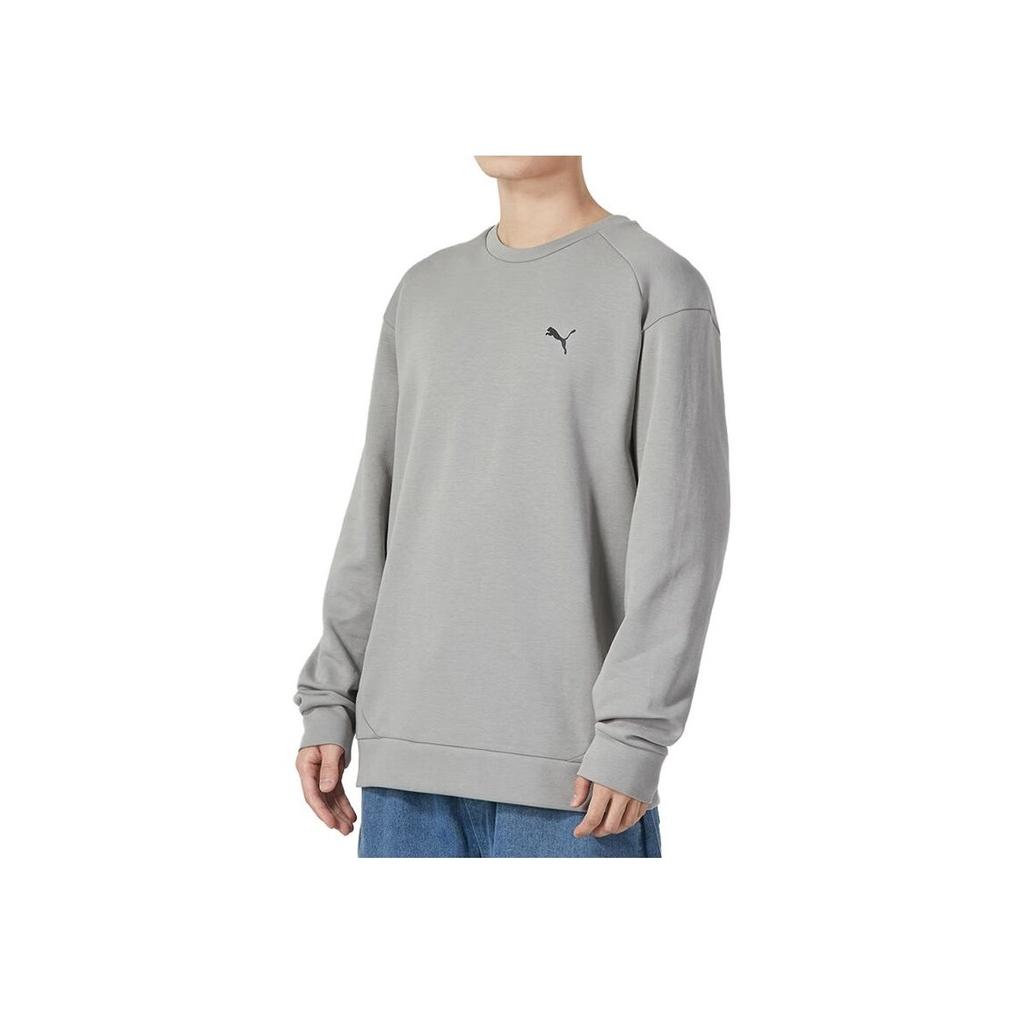 Puma Loose Breathable Casual Pullover Sweatshirt Men Sweatshirt Gray 678368-14