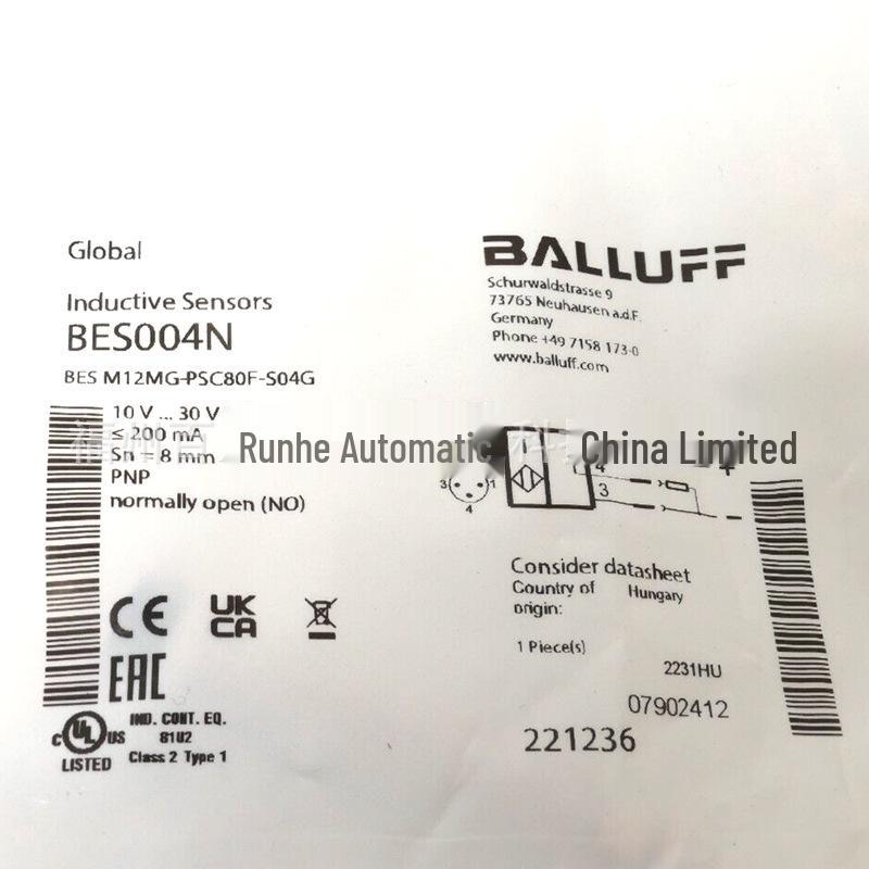 Бесконтактный индуктивный датчик Balluff BES M12MG-PSC80F-S04G - Новый запрос