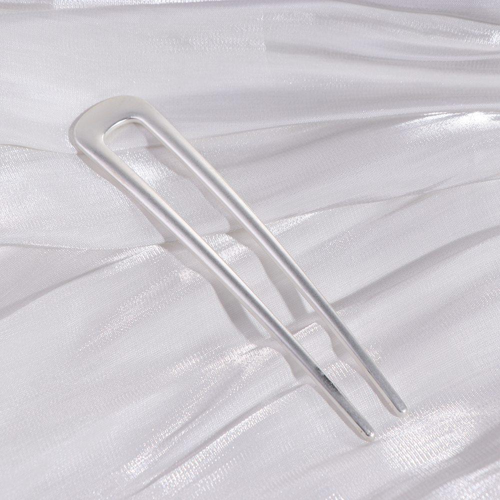 Красивые металлические заколки-невидимки U-образной формы, простые винтажные палочки для волос, модная холодная заколка для волос, аксессуар для волос