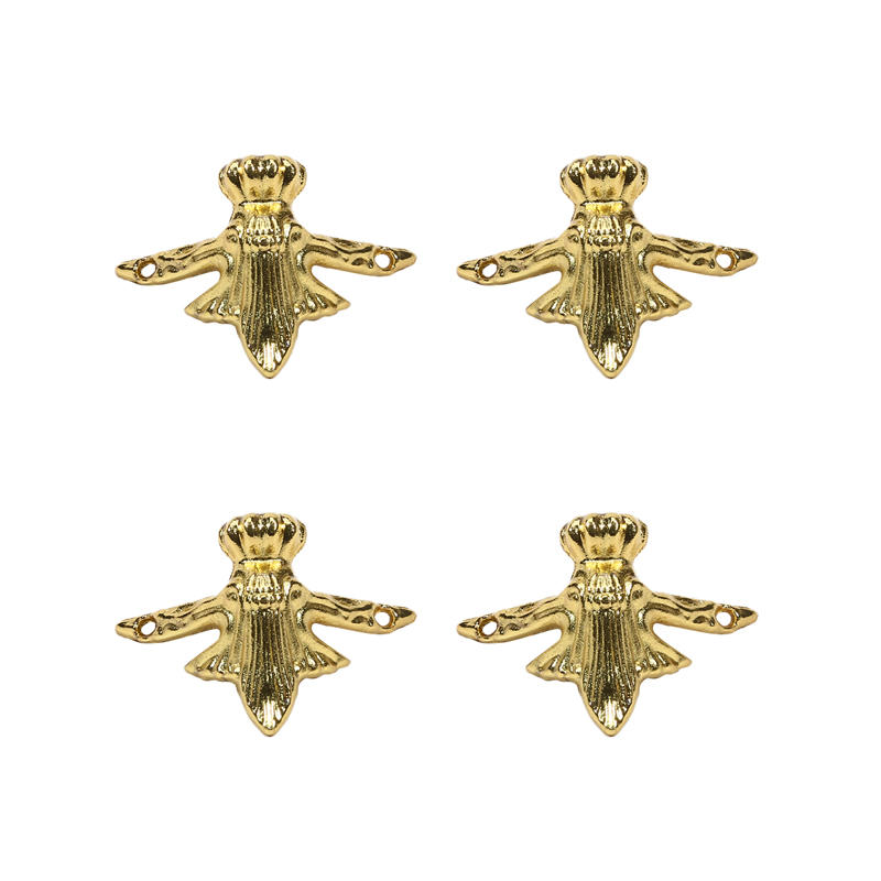 Антикварный угловой кронштейн для ювелирного сундука, деревянная шкатулка, декоративные ножки, протектор для углов мебели, защитная фурнитура для шкафа