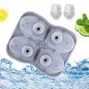 Ice Cube Mold Owl Shape Ice Cube Tray 4 Grids Funnel Lid Design