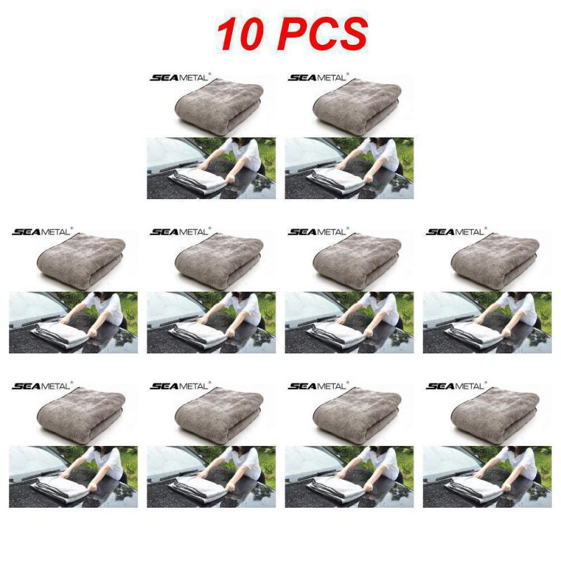 1~10 шт. Микрофибровые полотенца для мытья автомобиля, аксессуары 100X40 см, супер впитывающая салфетка для чистки автомобиля, премиум-полотенце из микрофибры для автомобиля