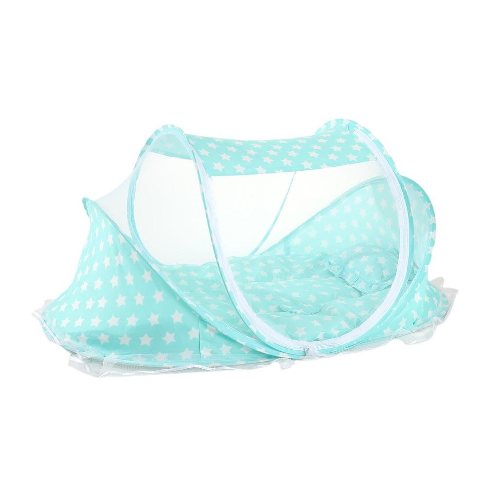 Комплект детской кроватки с москитной сеткой, спальным ковриком и подушкой (0-3 года)